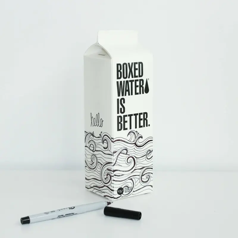 Looks like milk, but it's water. Don't ask!