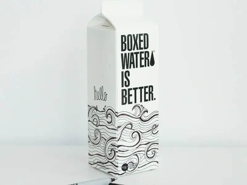 Looks like milk, but it's water. Don't ask!